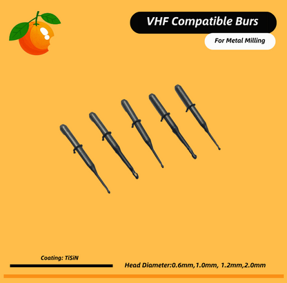 VHF Machine Compatible Milling burs