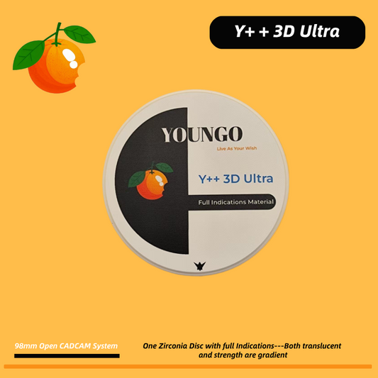 98X30mm Y++ 3D Ultra Zirconia Disc