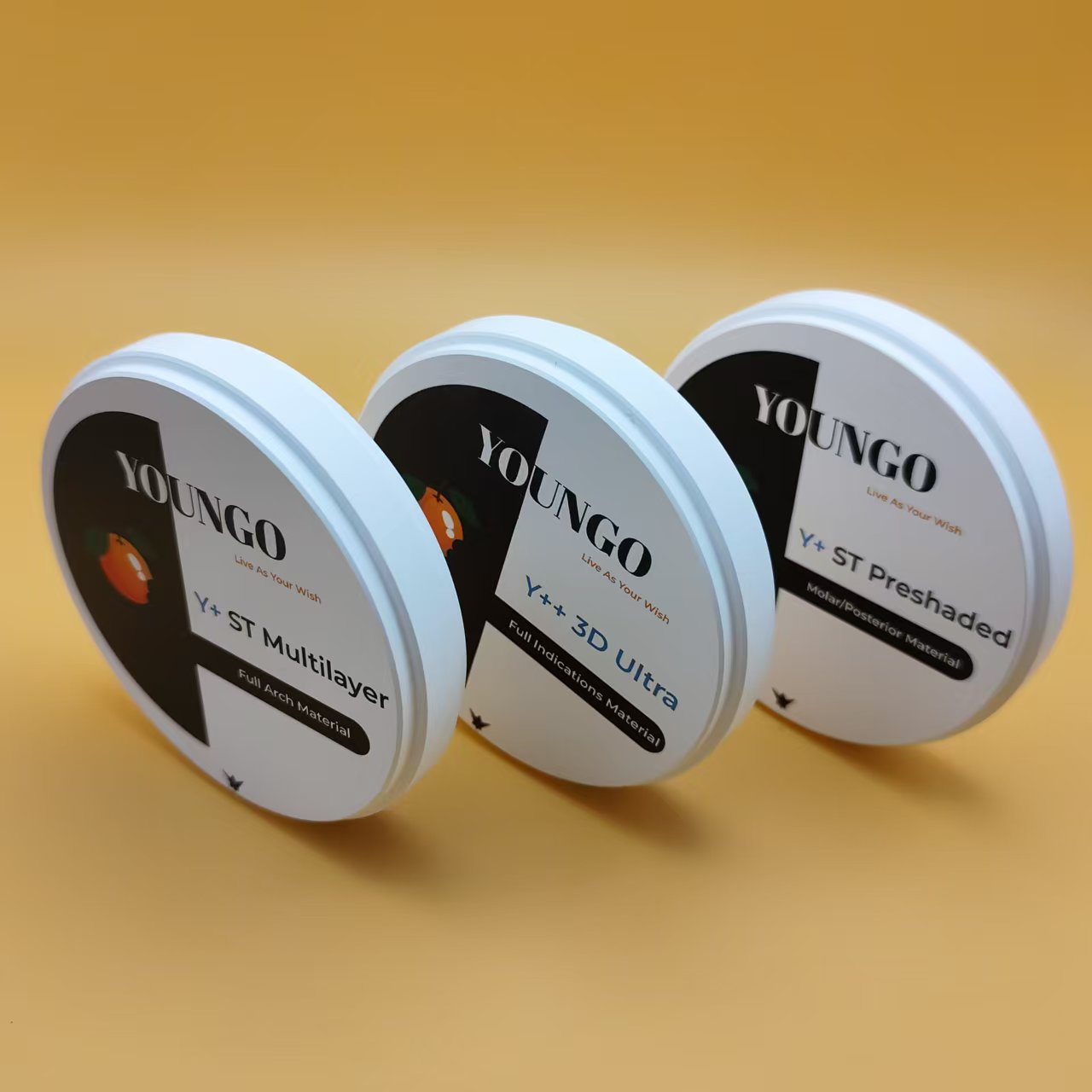 98X16mm Y+ ST Preshaded Zirconia Disc