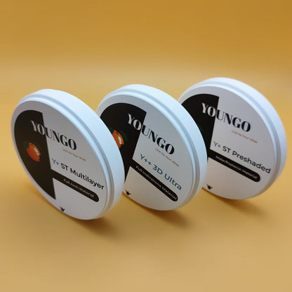 98X16mm Y+ ST Preshaded Zirconia Disc