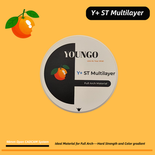 98X30mm Y+ ST Multilayer Zirconia Disc